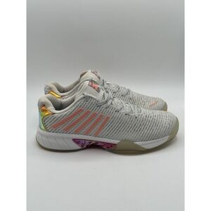 Lucky In Love Tennis Shoes Womens 10 Hypercourt Express 2 97382-112 White Coral